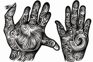 singularity hand tattoo tattoo idea