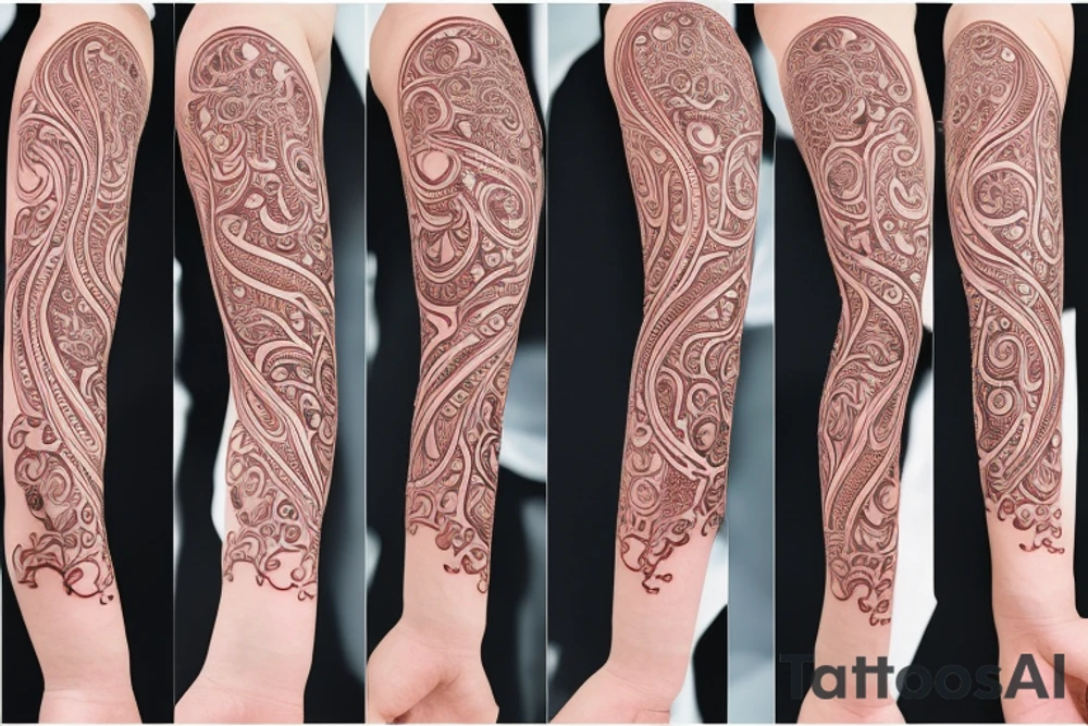 Elegant, Lilly flower armband tattoo idea