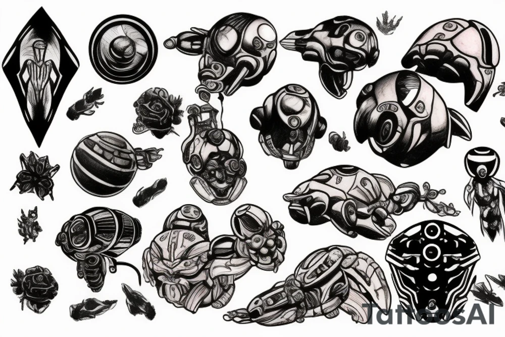 metroid tattoo tattoo idea