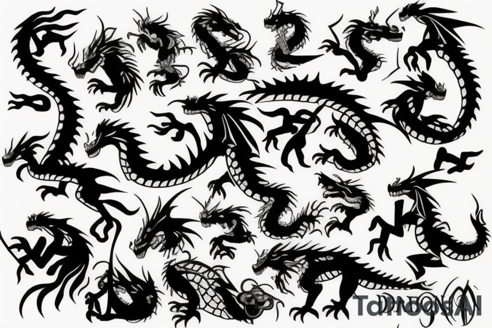dragon tattoo idea