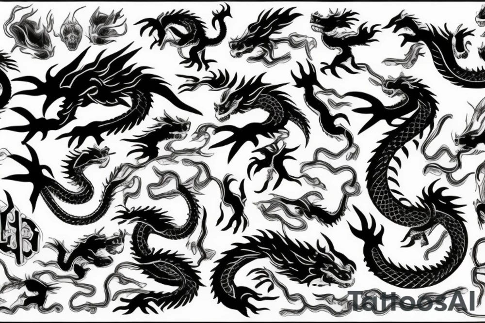 dragon tattoo idea