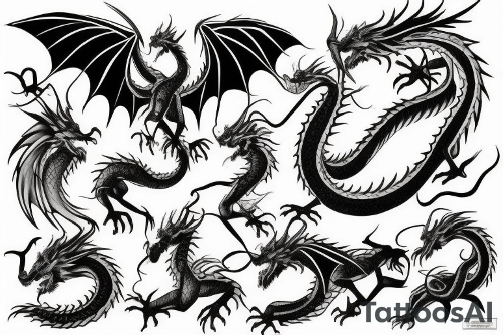 dragon tattoo idea
