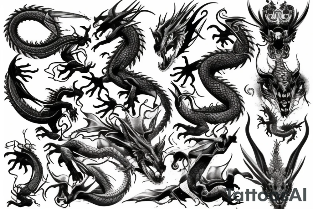 dragon tattoo idea