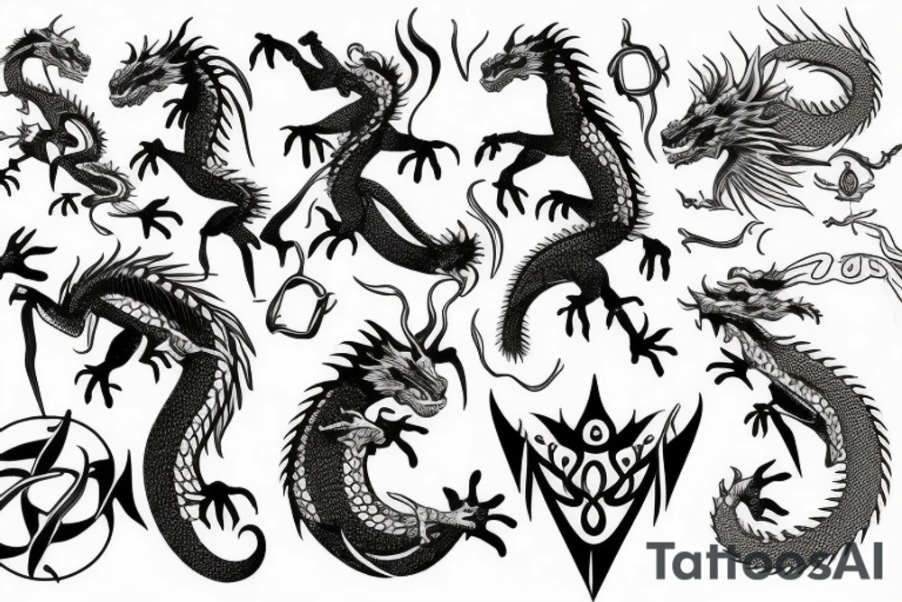 dragon tattoo idea