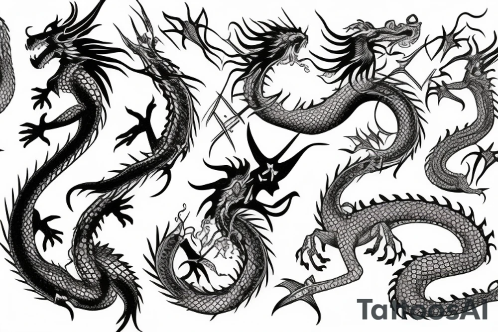 dragon tattoo idea