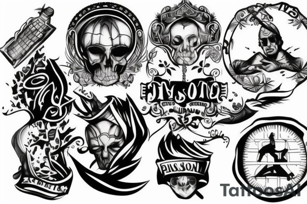 Funny prison break tattoo idea