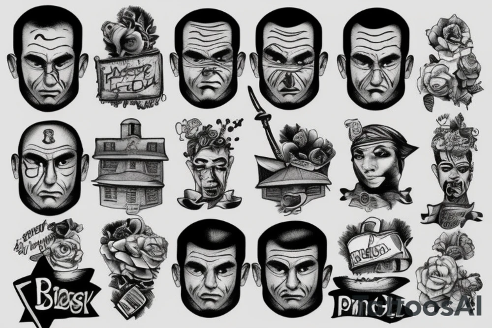 Funny prison break tattoo idea
