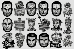 Funny prison break tattoo idea