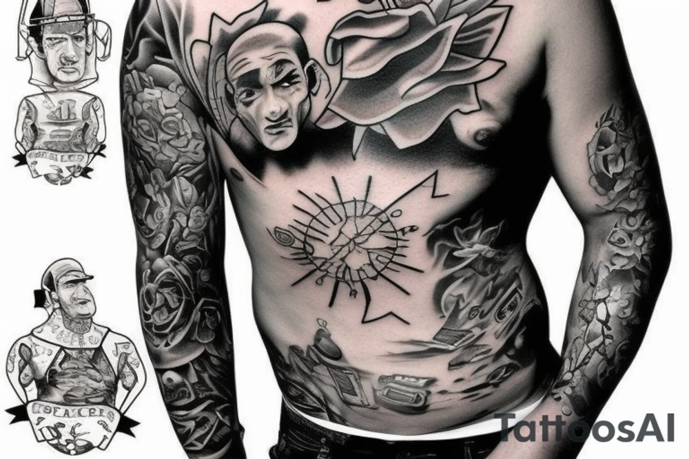 Funny prison break tattoo idea