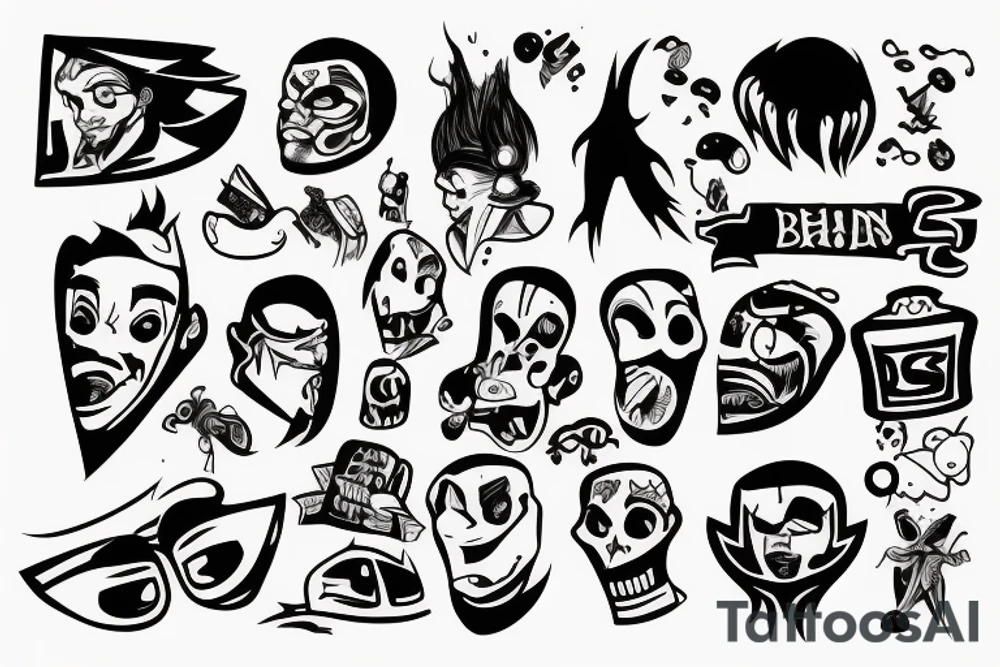 Man behind a tattoo idea