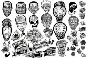 Prison detailed tattoo idea