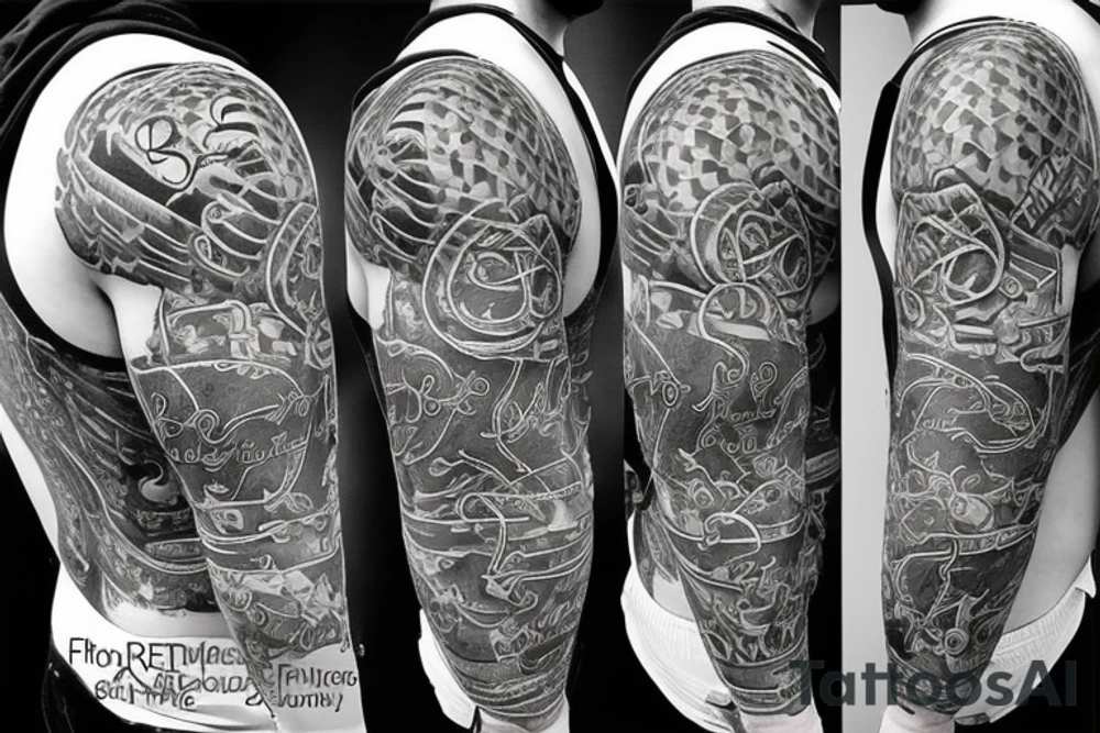 No police funny prison style remastered tattoo idea