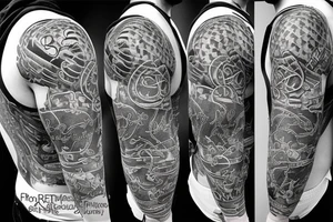 No police funny prison style remastered tattoo idea