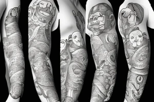 Silly monkey tattoo idea