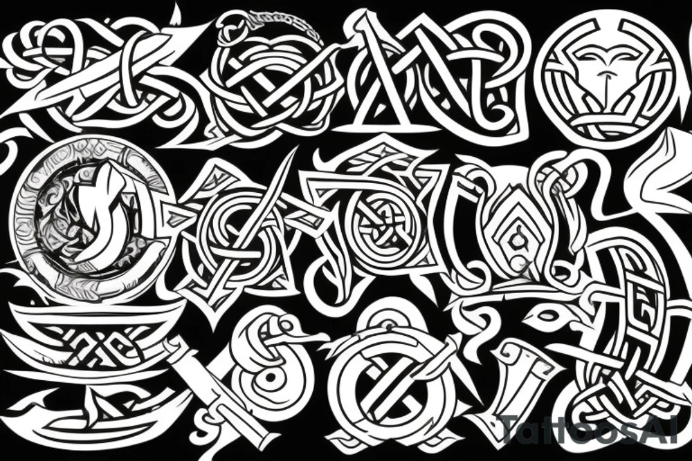 Viking symbol tattoo idea