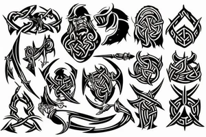 Viking symbol tattoo idea