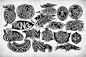 Viking rune tattoo idea