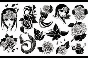 Brother and sister tattoo idea