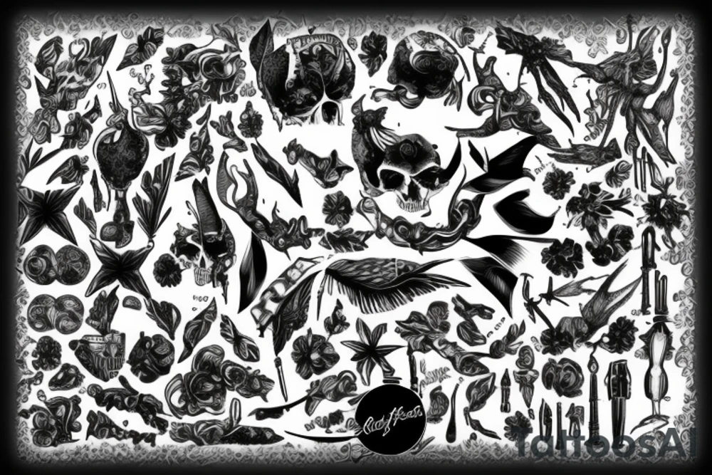 Fledermäuse kommen aus der Dunkelheit tattoo idea