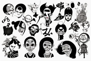 Brother and sister together tattoo idea