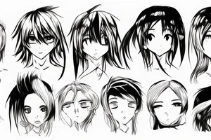 Anime brother and sister together tattoo idea