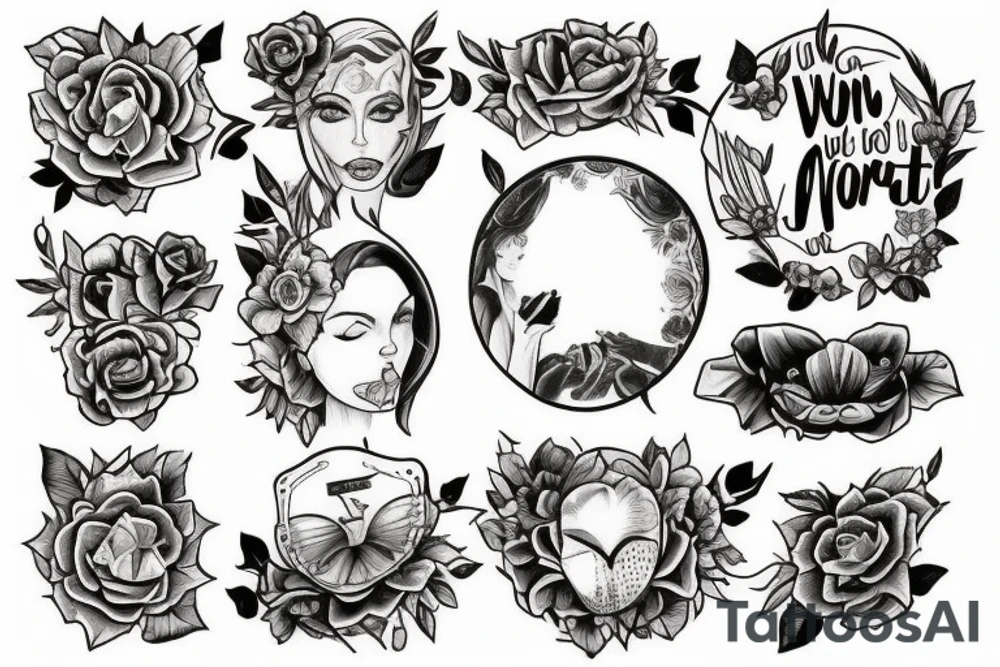 I wanna look in the mirror, telling myself that I did a good job tattoo idea