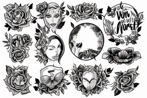 I wanna look in the mirror, telling myself that I did a good job tattoo idea