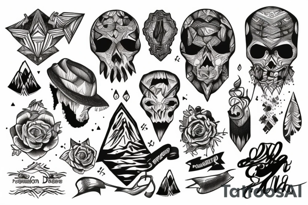 Mountain tattoo idea