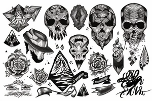 Mountain tattoo idea