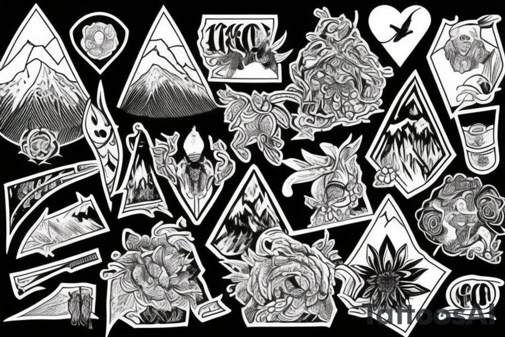 Mountain tattoo idea