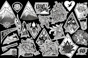 Mountain tattoo idea