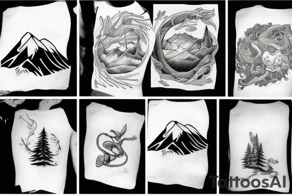 Mountain tattoo idea