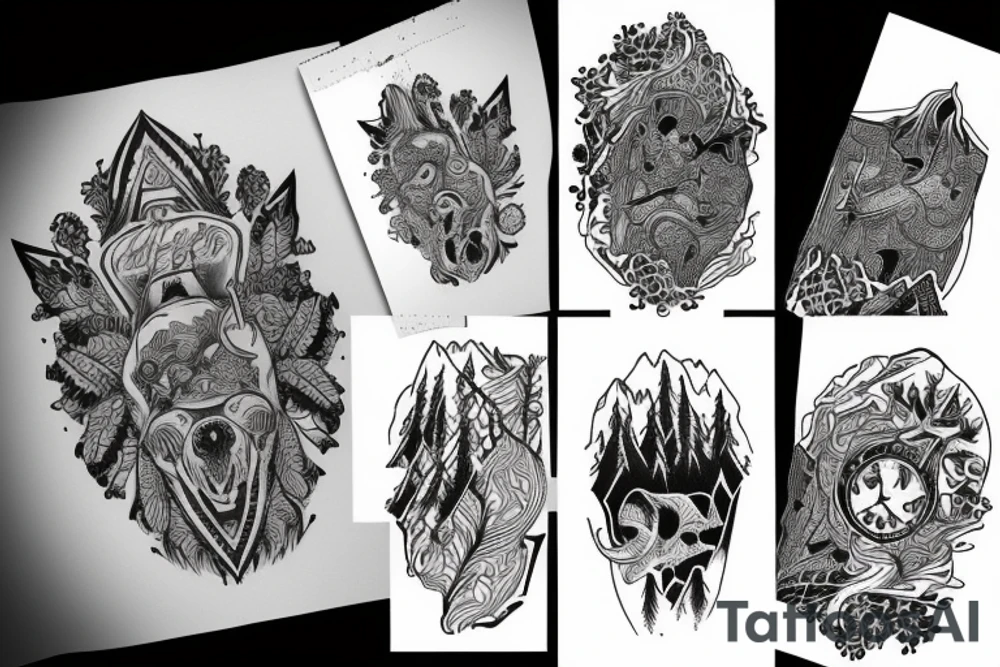 Mountain tattoo idea