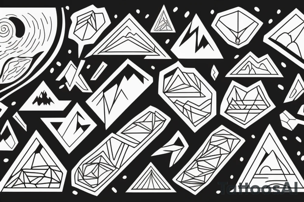 Mountain tattoo idea