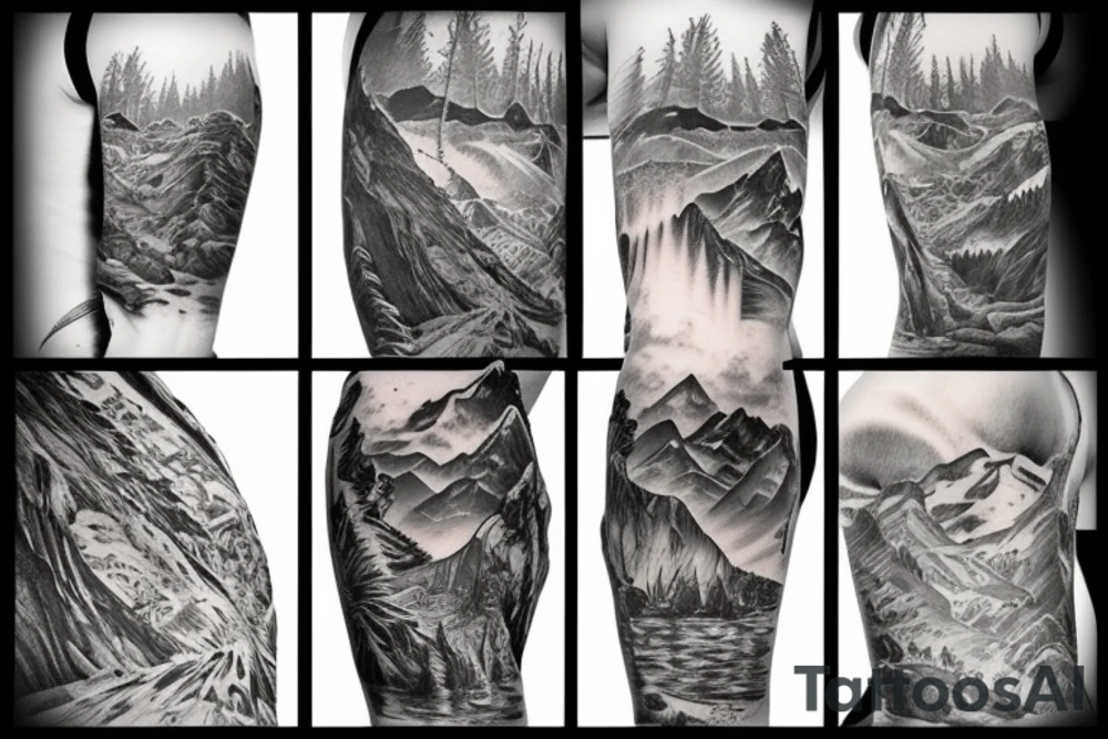 Mountain tattoo idea