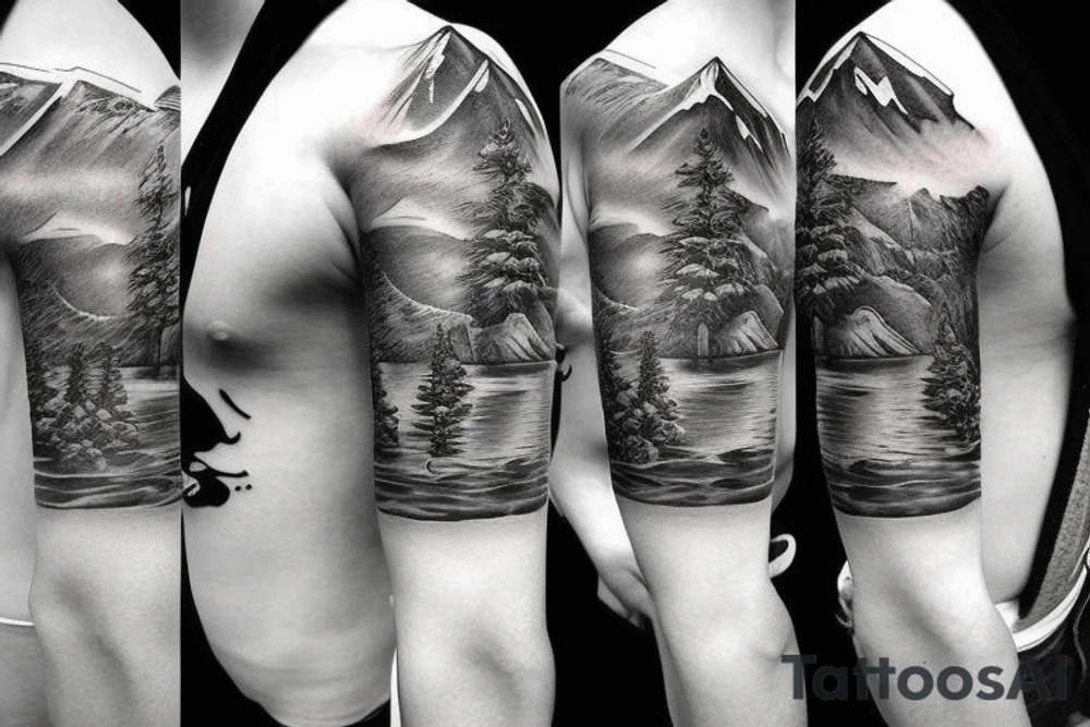 Mountain tattoo idea