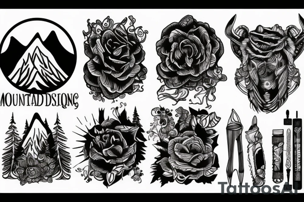 Mountain tattoo idea