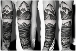 Mountain, Canyon, Renaissance tattoo idea