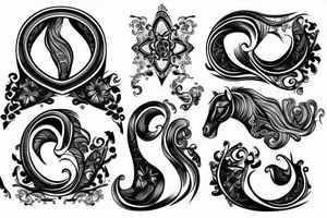 Horseshoe, horse tattoo idea