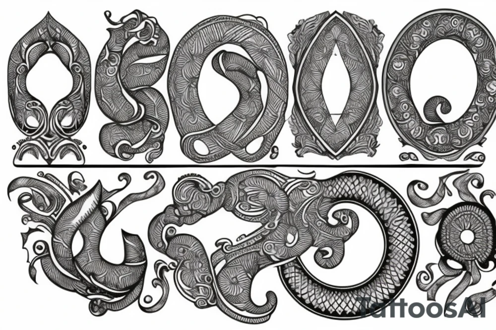 Horseshoe tattoo idea