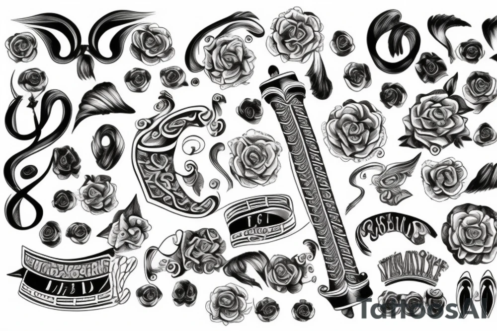 Horseshoe tattoo idea
