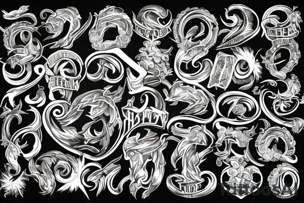 Horseshoe tattoo idea