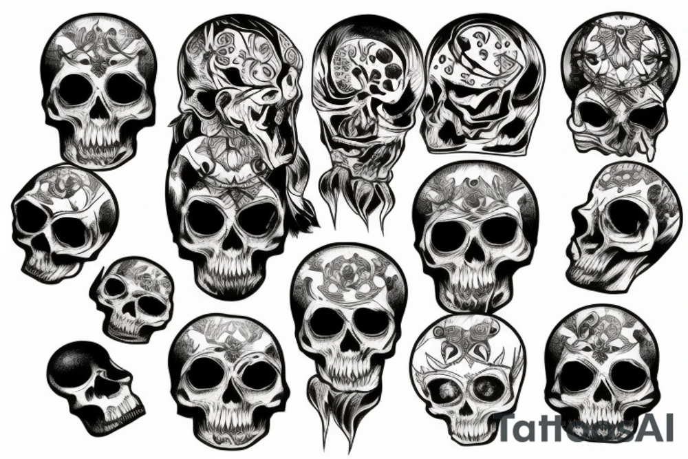 Scull tattoo idea