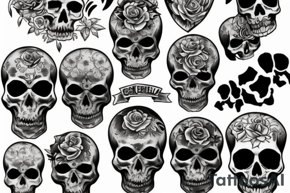Scull tattoo idea