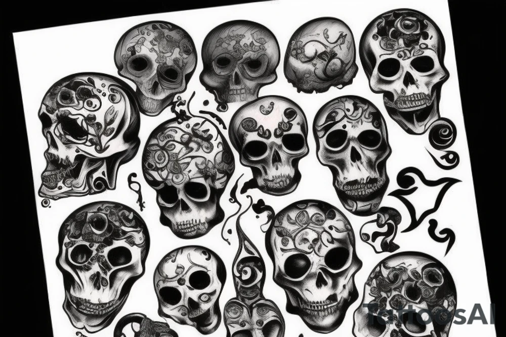Scull tattoo idea