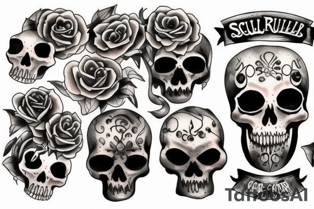 Scull tattoo idea