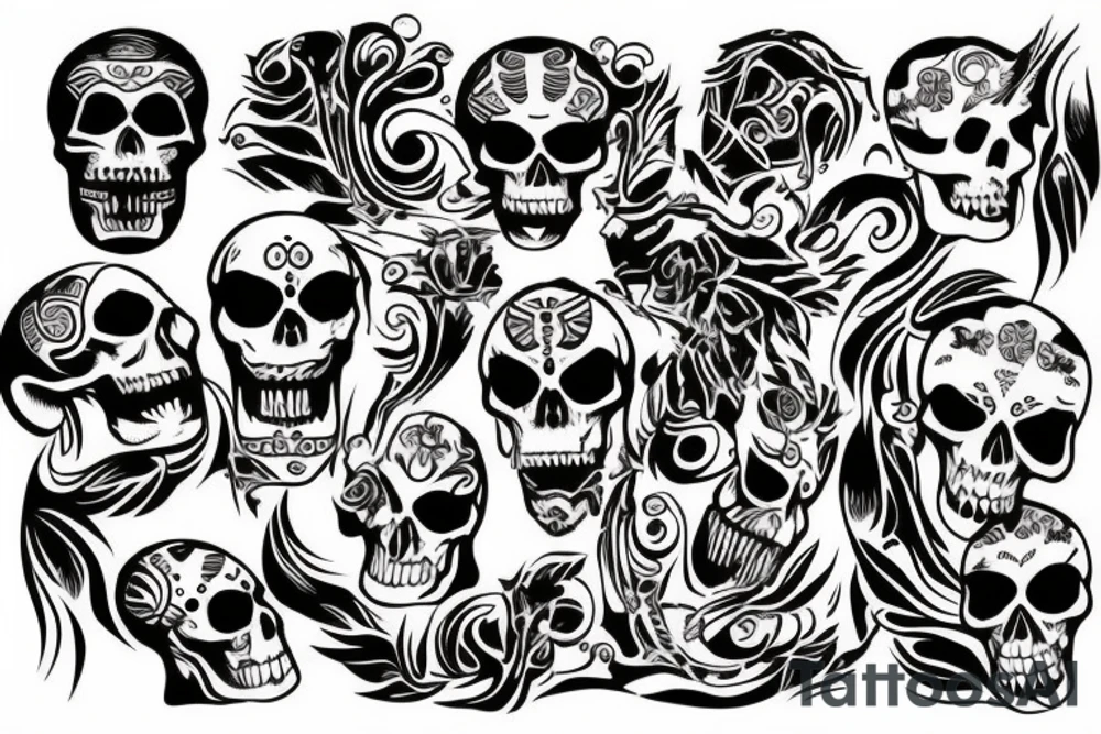 Scull tattoo idea