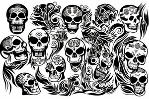 Scull tattoo idea