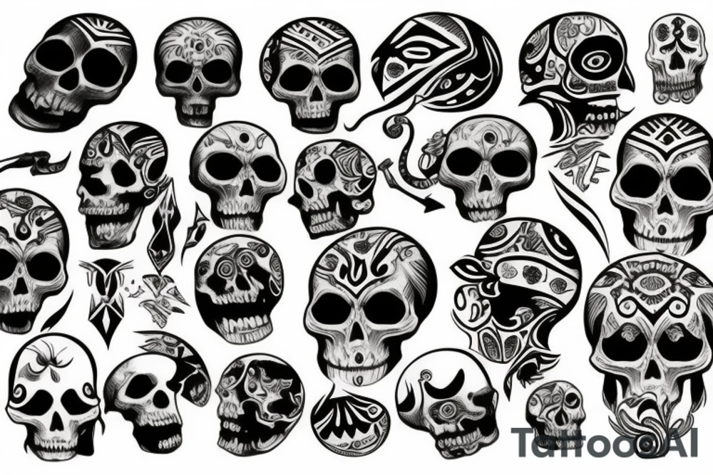 Scull tattoo idea