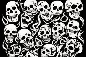 Scull tattoo idea